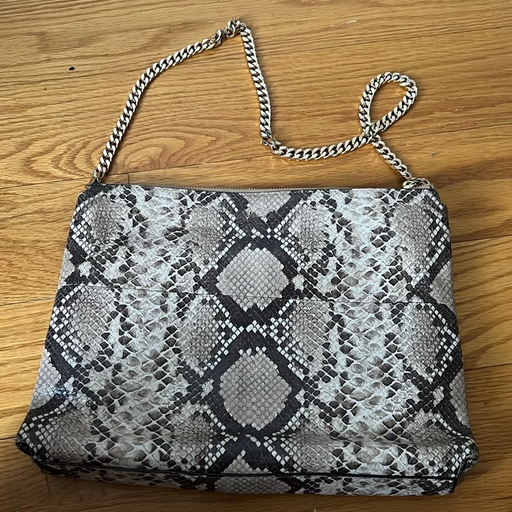 Coach Python Print Shoulder Bag - Picture 3 of 8